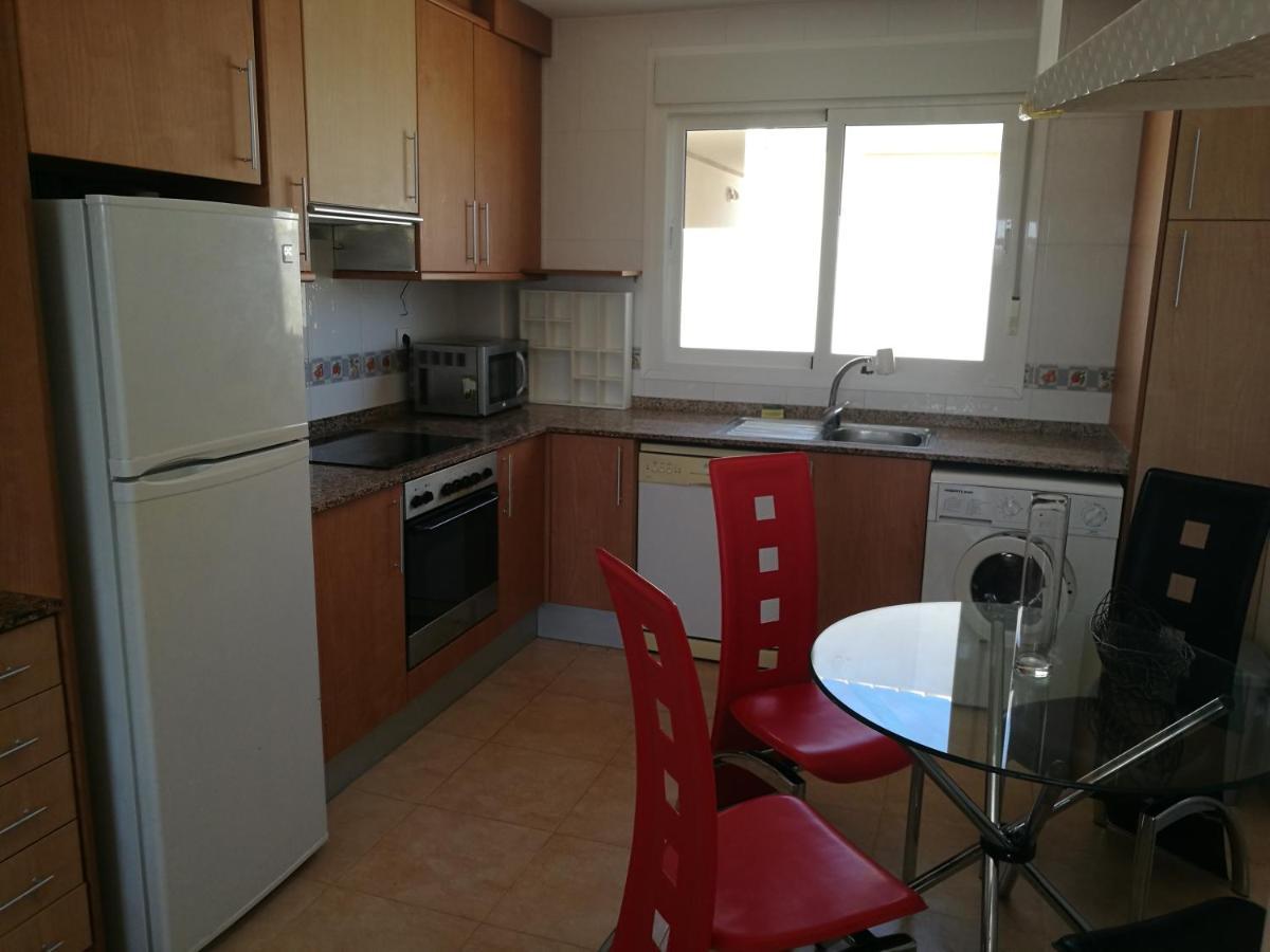 Apartamento con piscina y terraza con vista al mar Vinarós Esterno foto